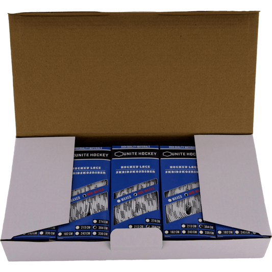 Unite Hockey - Cotton Skate Laces – Box of 10 Pairs