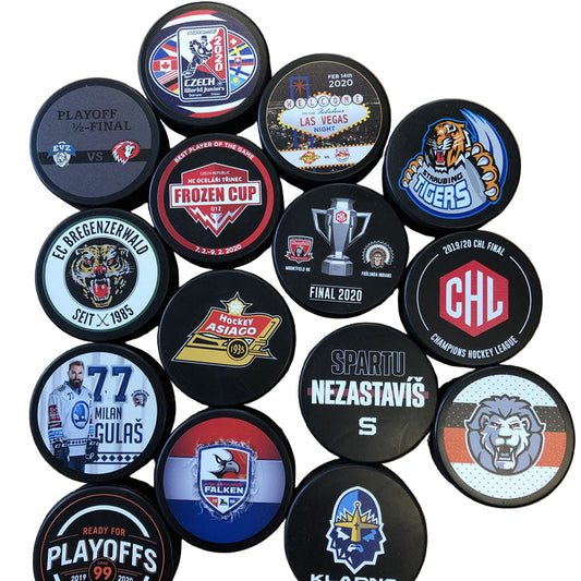 pucks with custom print – Design your own match pucks