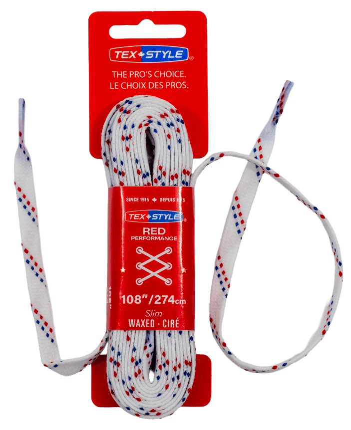 Tex-Style laces, RED Performance slim wax