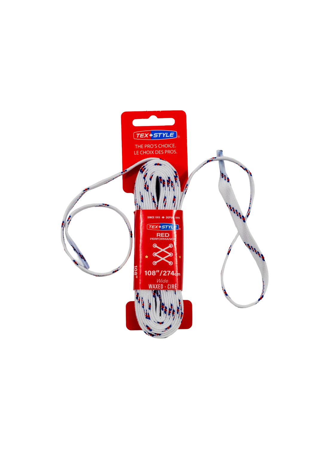 Tex-Style laces, RED Performance Wide Wax