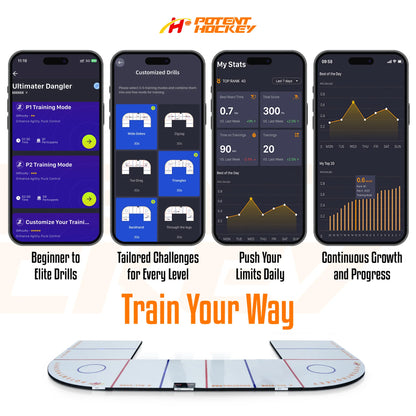 Klubbteknik Digital 270 Ultimate Dangler – Interactive Puck-Control Training