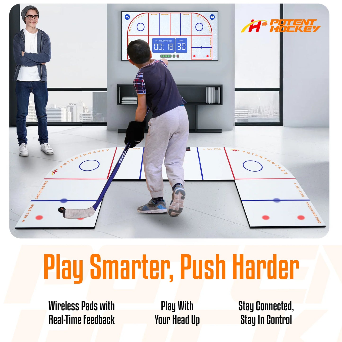 Klubbteknik Digital 270 Ultimate Dangler – Interactive Puck-Control Training