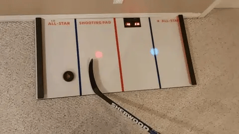Digital Hockey Mini Shooting Pad – Interactive Training for Puck Control and Timing