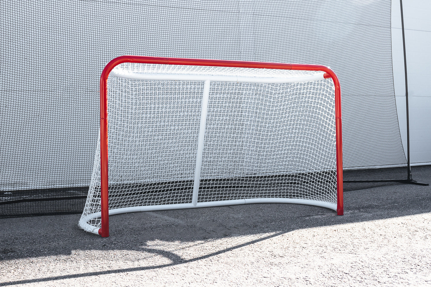 UNITE Protective Hockey Net – Complete Backstop with Frame, Posts & Net